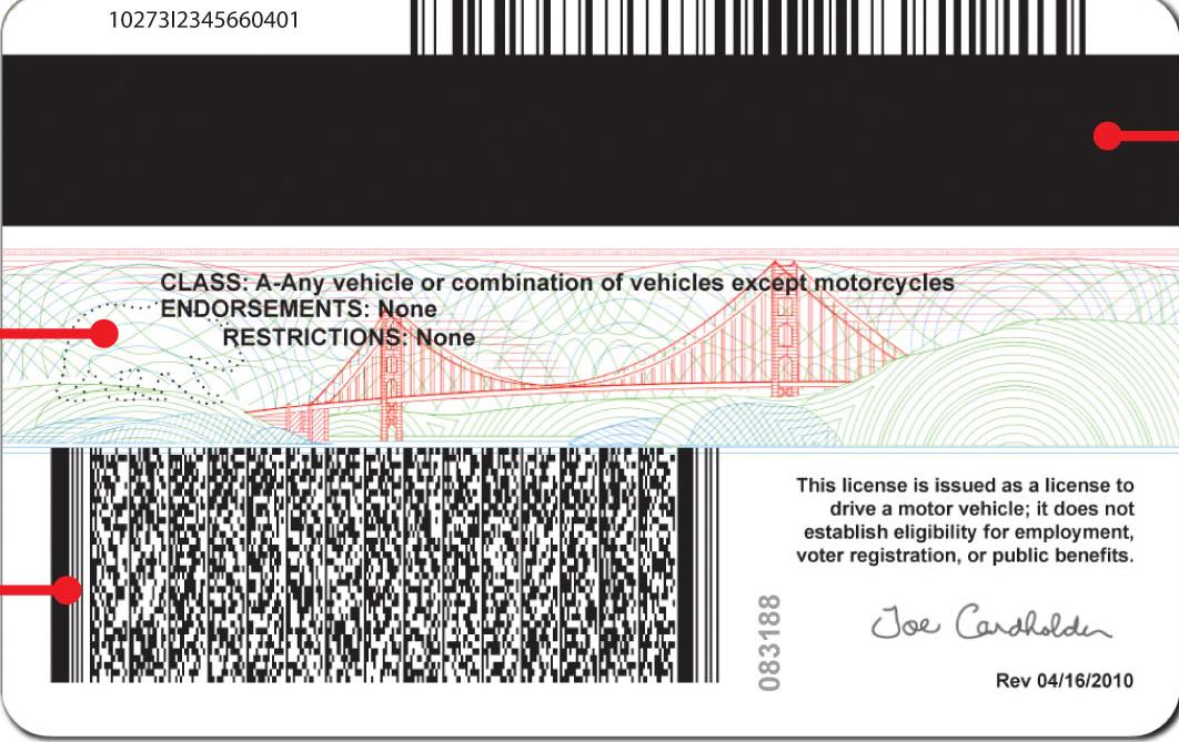 ca driver license generator